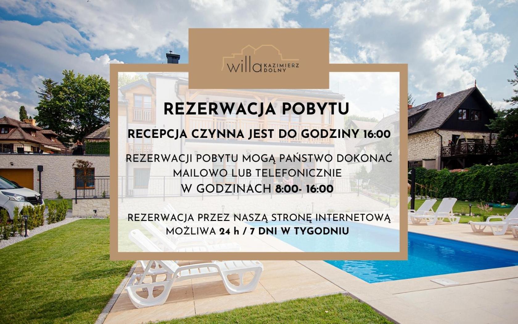 Willa Kazimierz Dolny Exterior foto